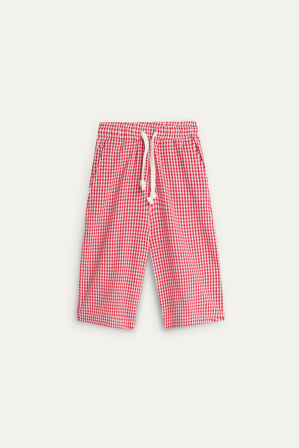Cherry Gingham Check Pants