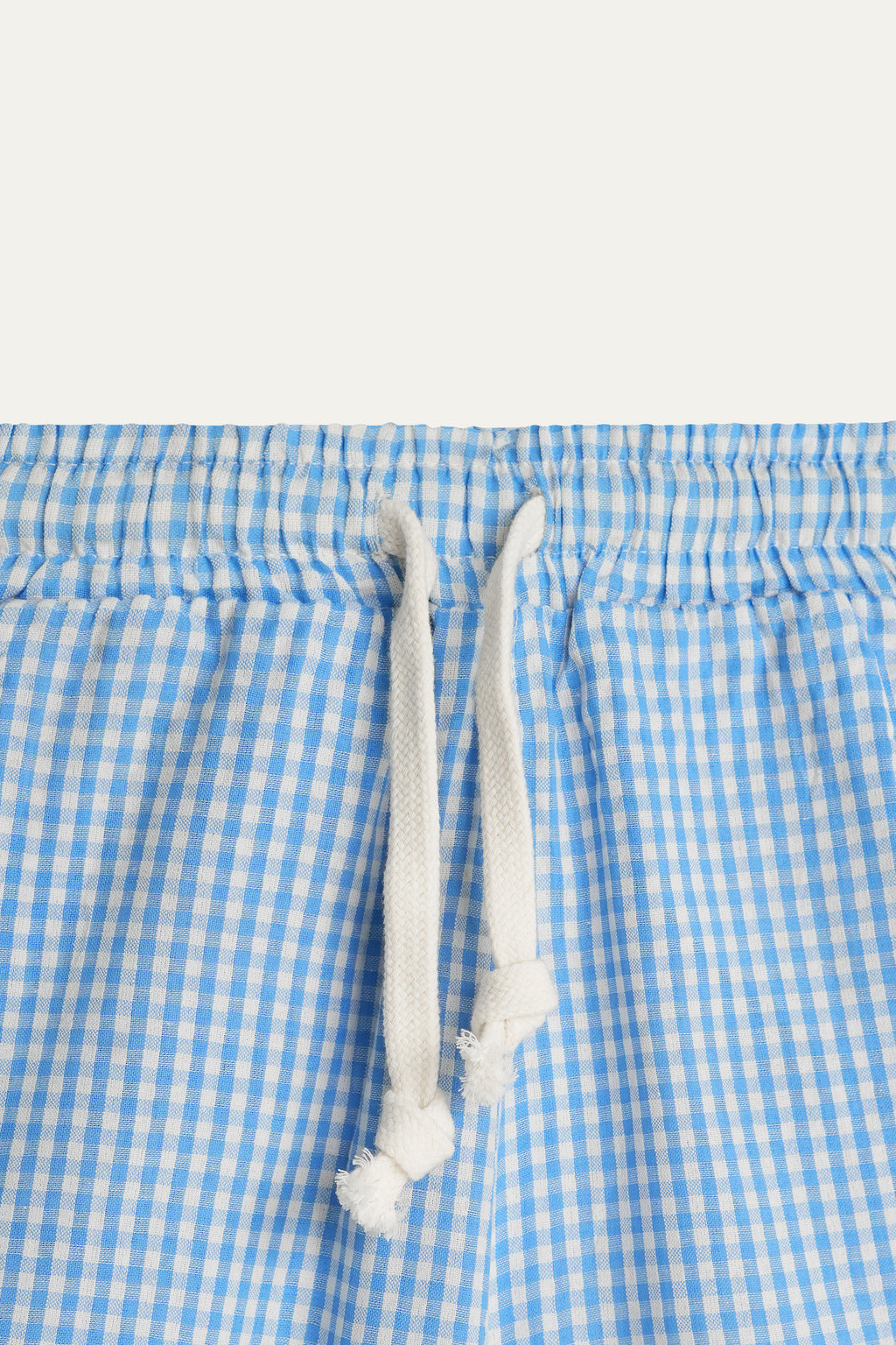 Sky Gingham Check Pants
