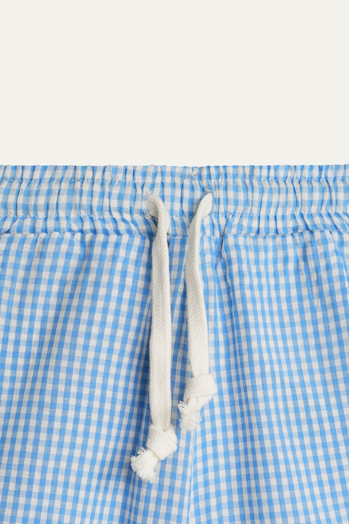 Sky Gingham Check Pants