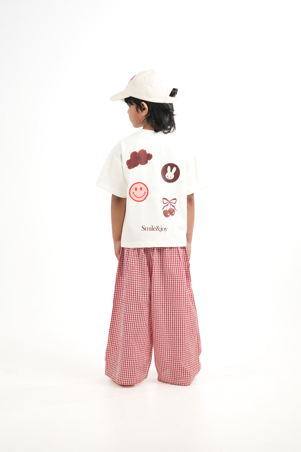 Cherry Gingham Check Pants