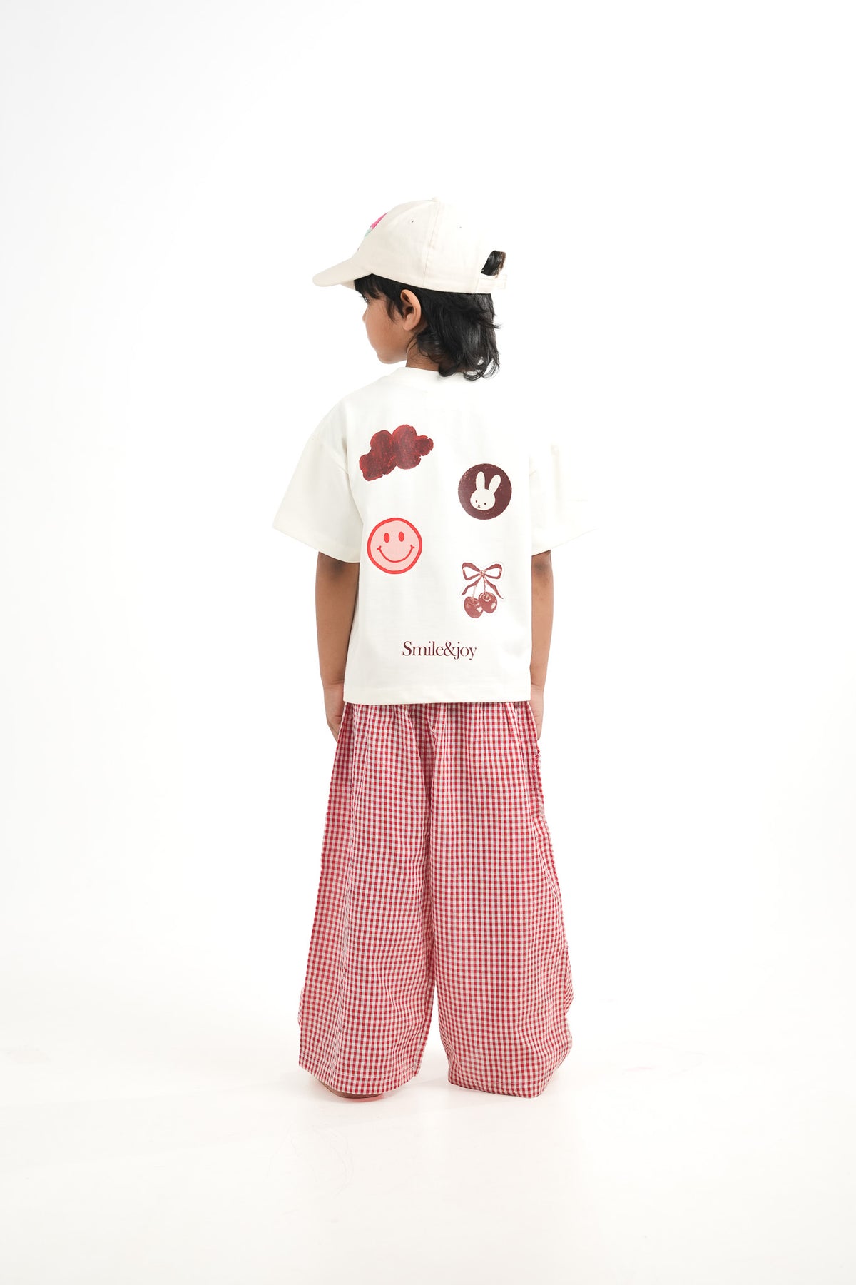 Cherry Gingham Check Pants