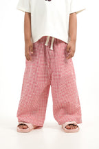 Cherry Gingham Check Pants