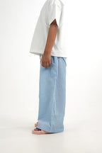 Sky Gingham Check Pants